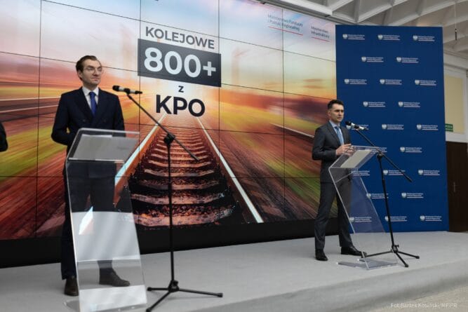 modernizacja linii kolejowych z KPO