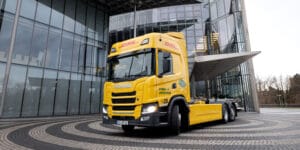 Testy elektrycznej ciężarówki Scania w&nbsp;firmie DHL