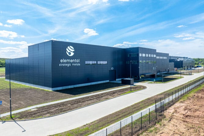 Elemental Strategic Metals, projekt recykling baterii litowo-jonowych i katalizatorów
