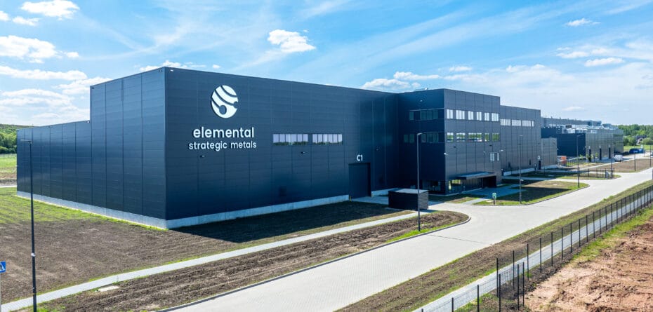Elemental Strategic Metals, projekt recykling baterii litowo-jonowych i katalizatorów