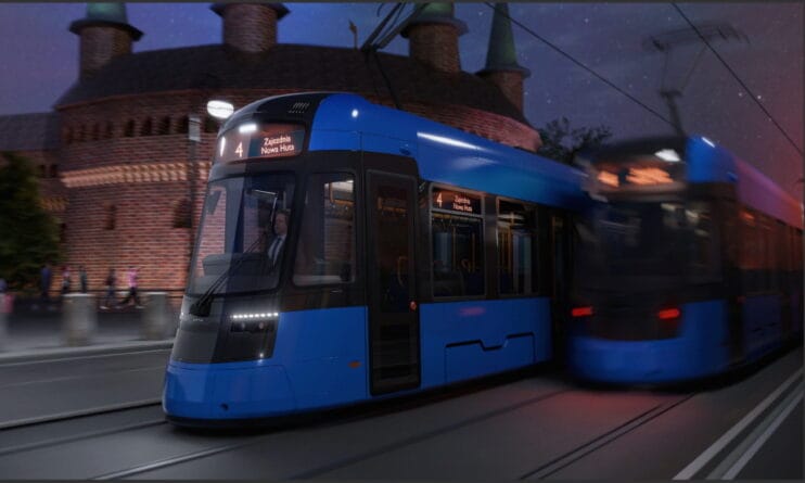 Nowoczesne tramwaje w Krakowie
