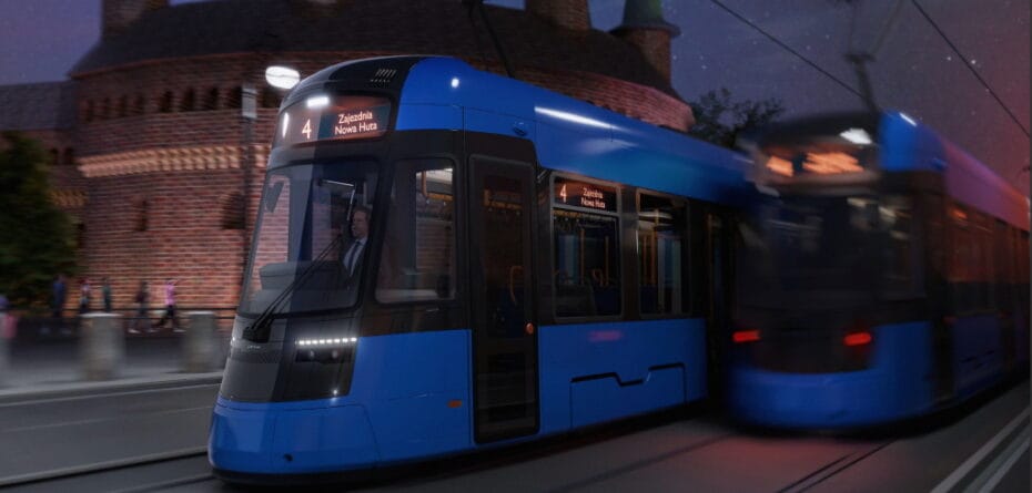 Nowoczesne tramwaje w Krakowie