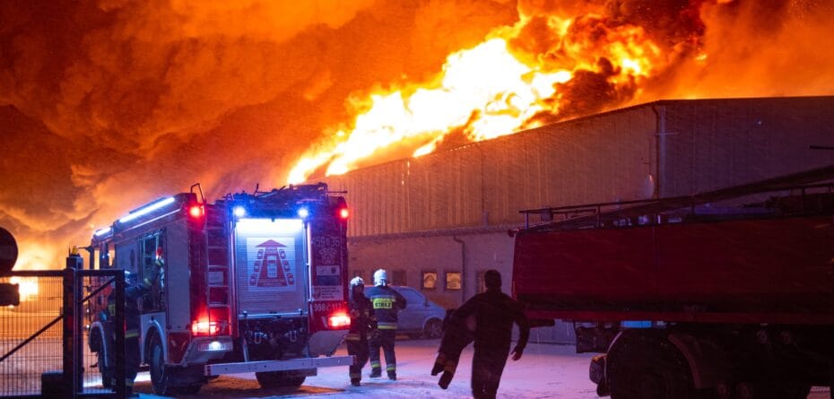 Zagrożenia pożarowe w halach garażowych i warsztatach komunalnych
