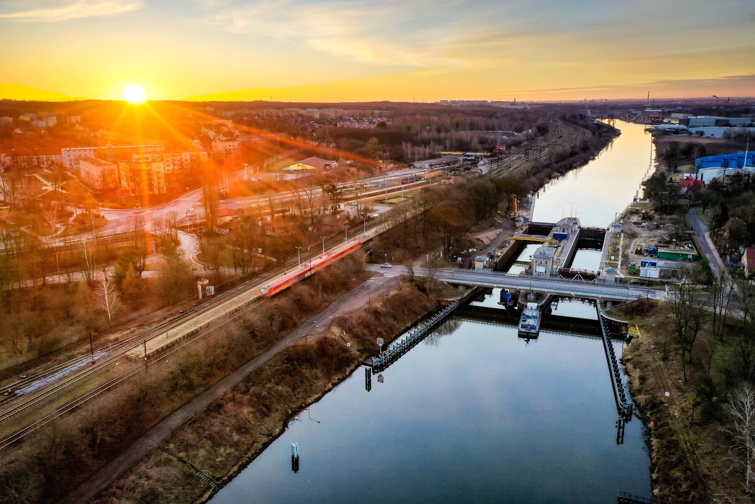 Gliwice Łabędy Kanał Gliwicki