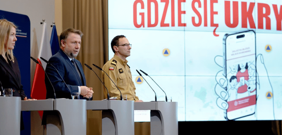 Aplikacja „Gdzie się ukryć” już dostępna. Niestety nie pokazuje schronów