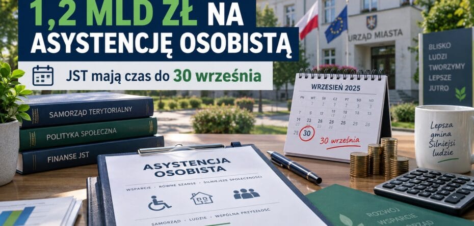 Asystencja osobista: 1,2 mld zł. JST mają czas do 30 września